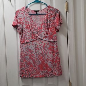 Pink and blue top